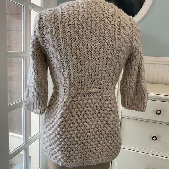 Boho Kenji Button Front Hand Knit CardiganName - Picture 3 of 6